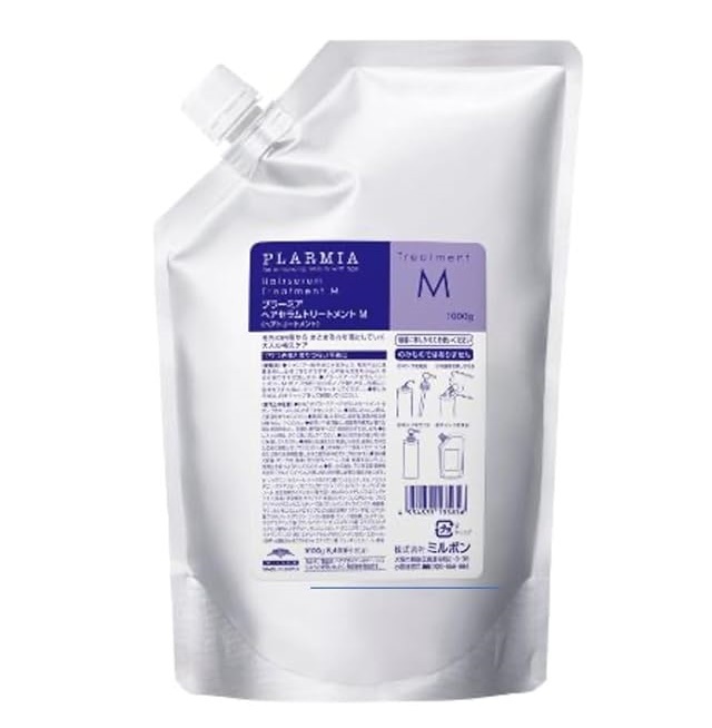 日本 Milbon Plarmia Hairserum Treatment M 1000g 抗衰老修護護髮素(粗硬髪質)