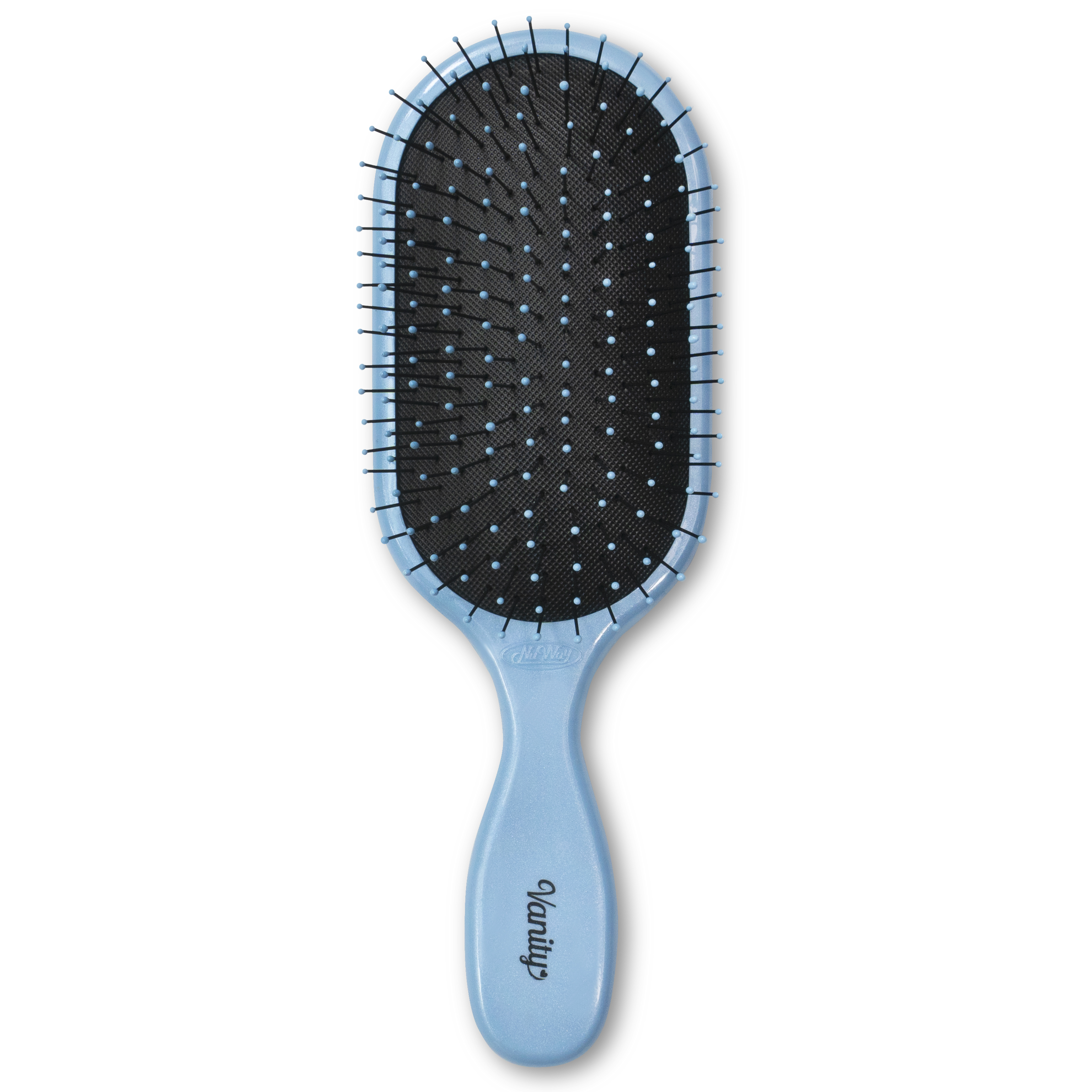 Nuway4hair 施魔梳 (Vanity 系/ 氣墊)(珠光藍色) Detangling Brush