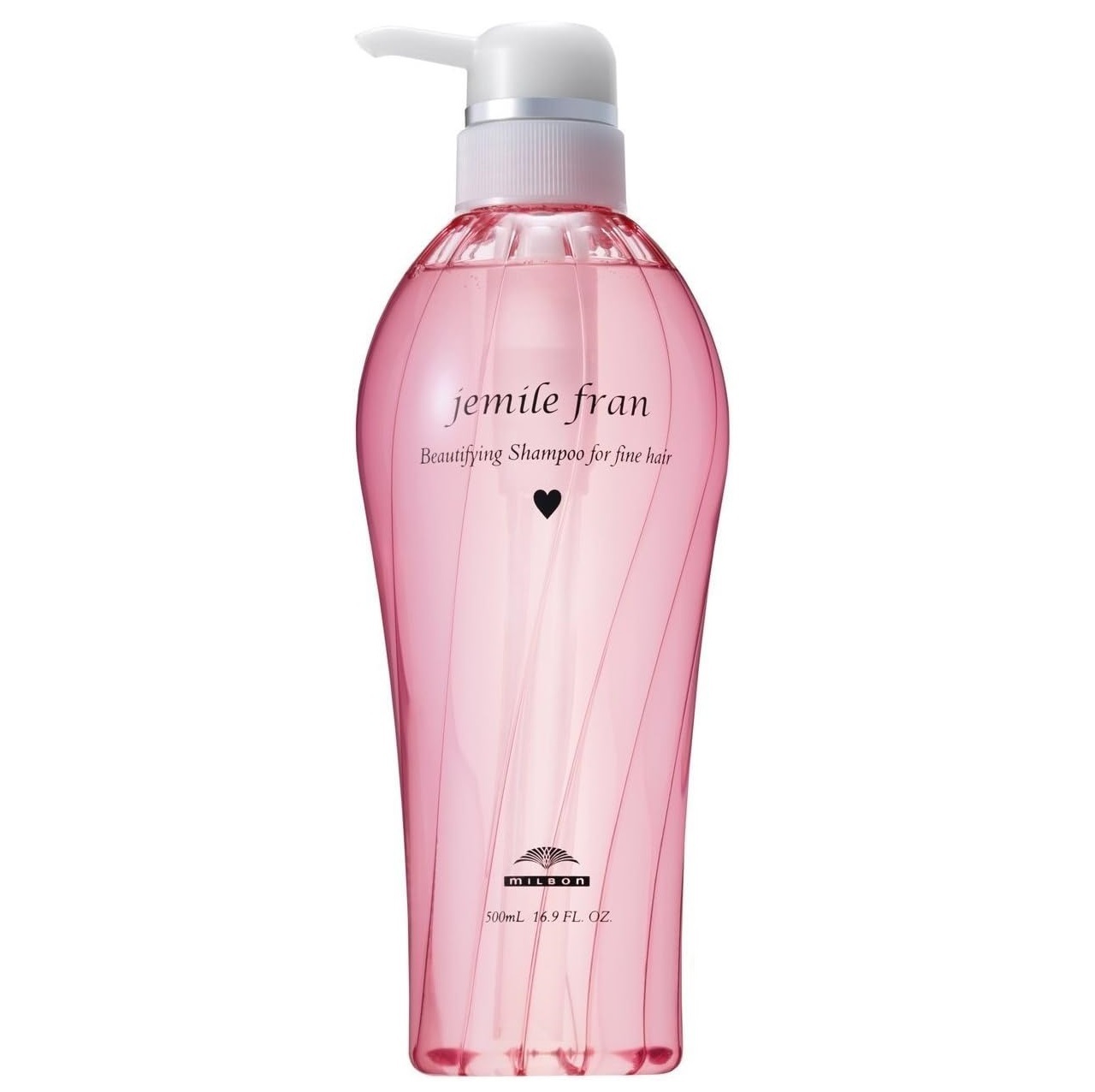 日本 Milbon Jemile Fran H Shampoo for fine hair 500ml 柔順滋養洗髮水(幼弱髮質)