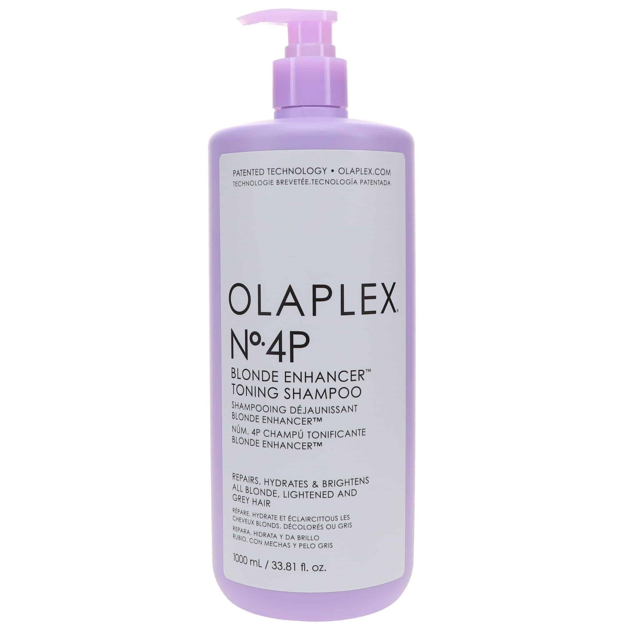No.4P Blonde Enhancer Shampoo 1000ml 重建修復去黃洗髮水