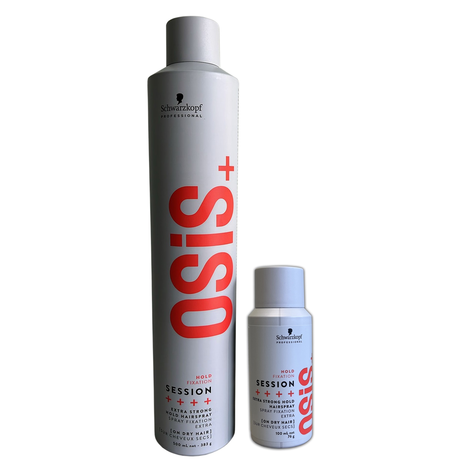 【超抵兩支裝】Schwarzkopf Osis+ Session Extra Strong Hold Hairspray 500ml+100ml 超強定型噴霧