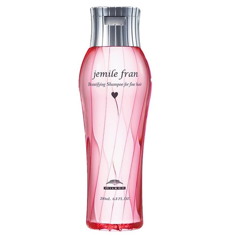 日本 Milbon Jemile Fran H Shampoo for fine hair 200ml 柔順滋養洗髮水(幼弱髮質)