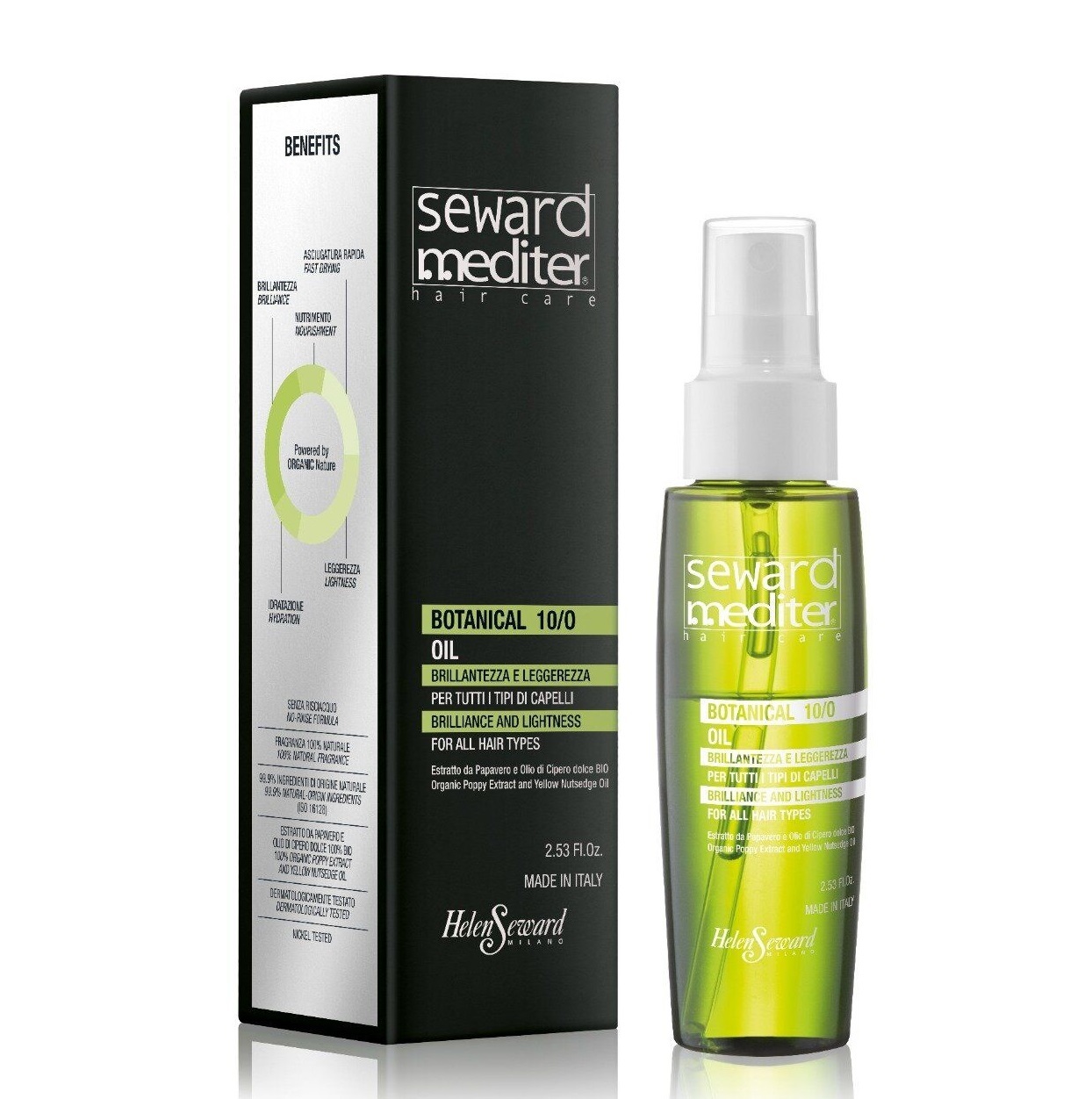 Helen Seward Mediter Botanical Oil 10/O 75ml 天然亮麗輕盈髮油(Authorized Dealer Import)