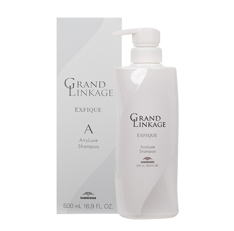 日本 Milbon Grand Linkage AiryLuxe Shampoo 500ml 輕盈亮澤洗髮水(適合細軟髮質)