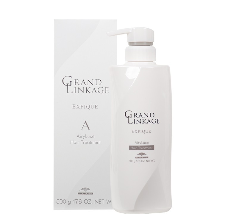 日本 Milbon Grand Linkage AiryLuxe Treatment 500g 輕盈亮澤修護素(適合細軟髮質)