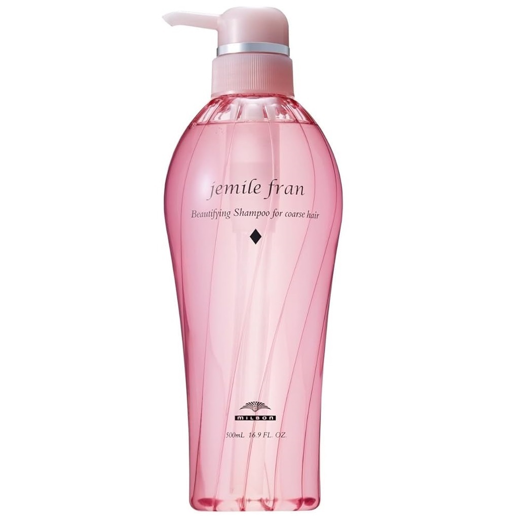 日本 Milbon Jemile Fran D Shampoo for coarse hair 500ml 柔順滋養洗髮水