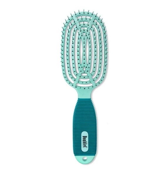 NuWay4Hair 施魔梳 (Double C 系) (Green Lake) Curved Detangler Brush