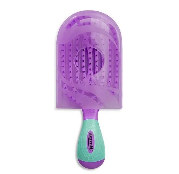 Nuway4hair 施魔梳 (Travel C /旅行裝) (巴黎紫Purple/Green) Scalp Care Detangler Brush