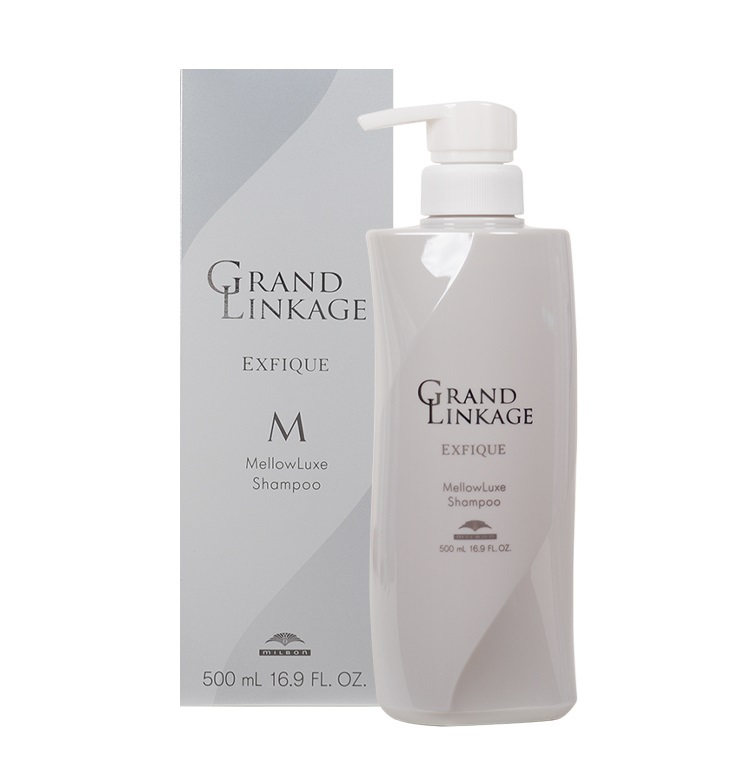 日本 Milbon Grand Linkage MellowLuxe Shampoo 500ml 柔軟彈性洗髮水(適合粗硬髮質)
