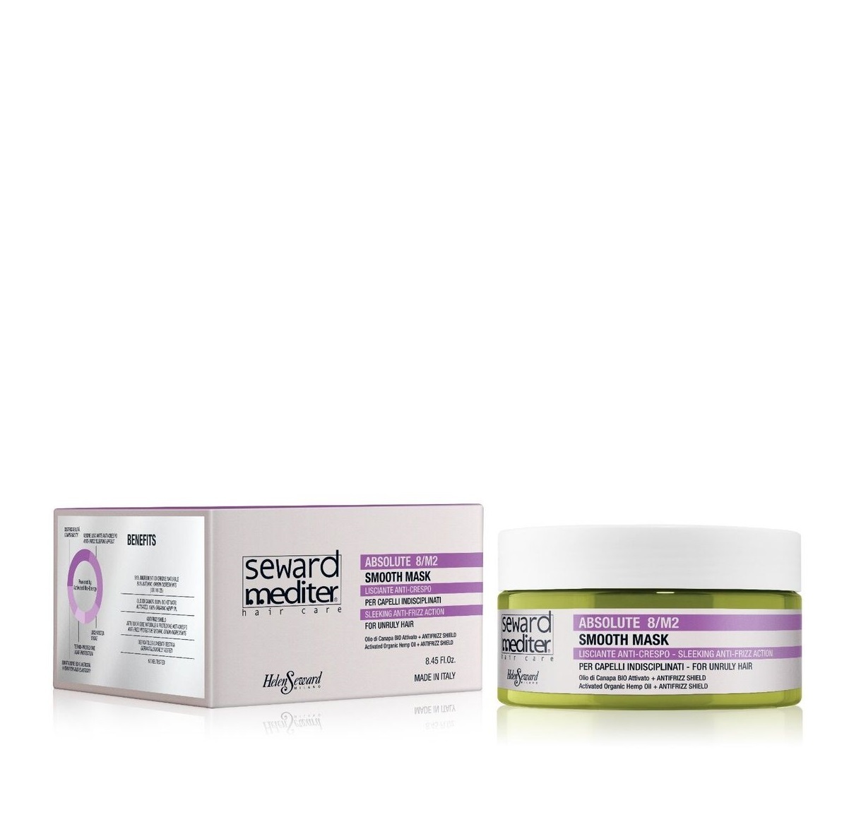 Helen Seward Mediter Absolute Smooth Mask 8/M2 250ml 抗毛躁直順髪膜(Authorized Dealer Import)