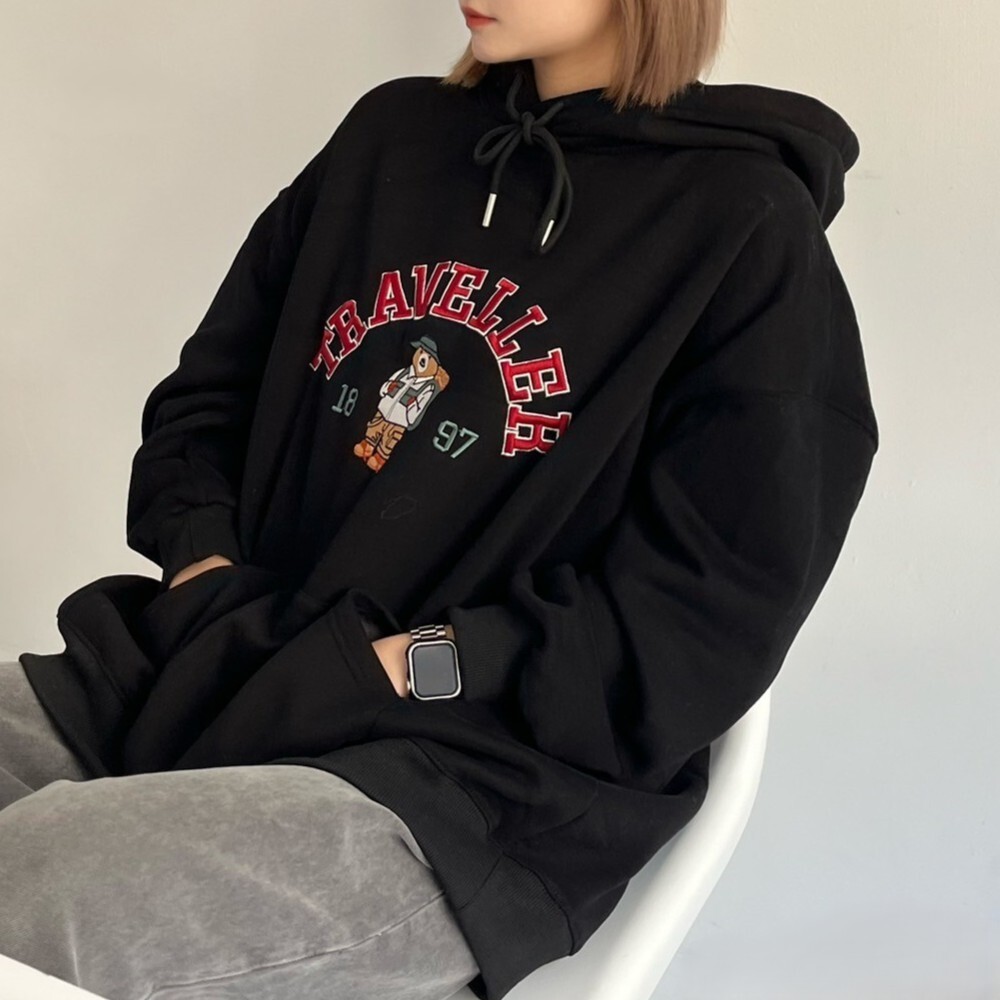 熱銷回歸!Travel bear🧳小熊刺繡帽tee