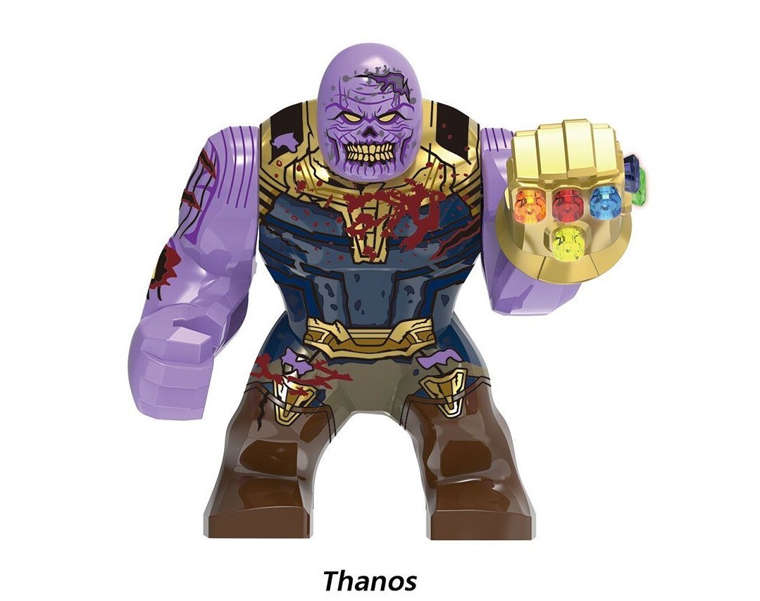 Zombie Thanos Custom Minifigures BigFigs Fit Lego G0187 GH0677