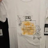 [S] KARL LAGERFELD WHITE LOGO PERFUME TEE, L5WHCA65-WHT (SKL1437)