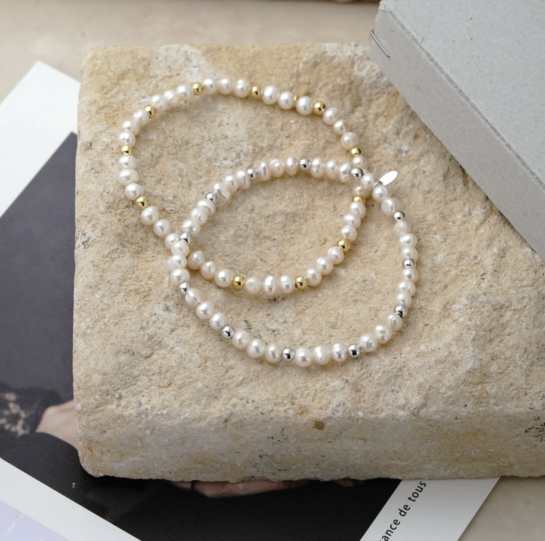 svb40 淡水珍珠彈性手鍊