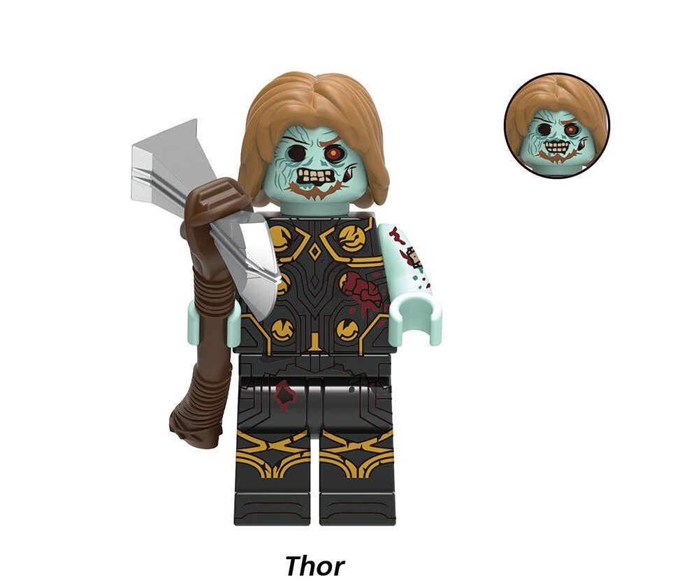 Zombie Thor Custom Minifigures Fit Lego G0187 GH0683