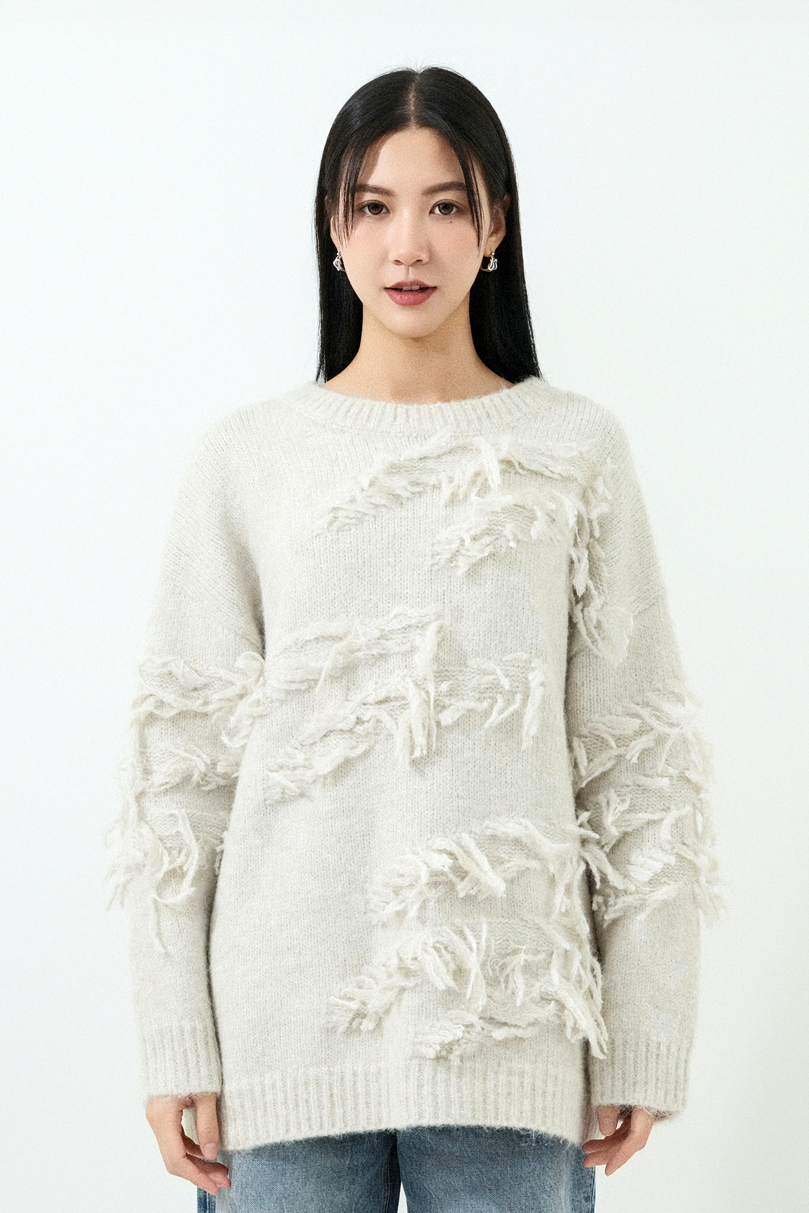 不規則蘇蘇毛冷衫 ( 預購產品）