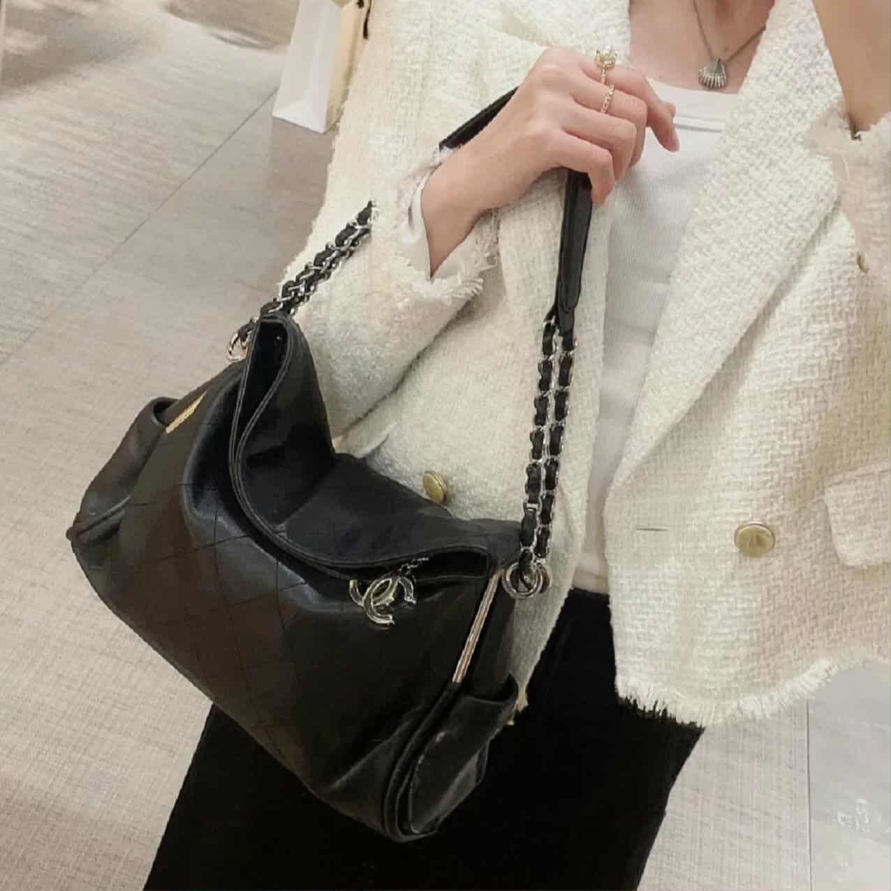 CHANEL VIP贈品 折疊Hobo小手袋