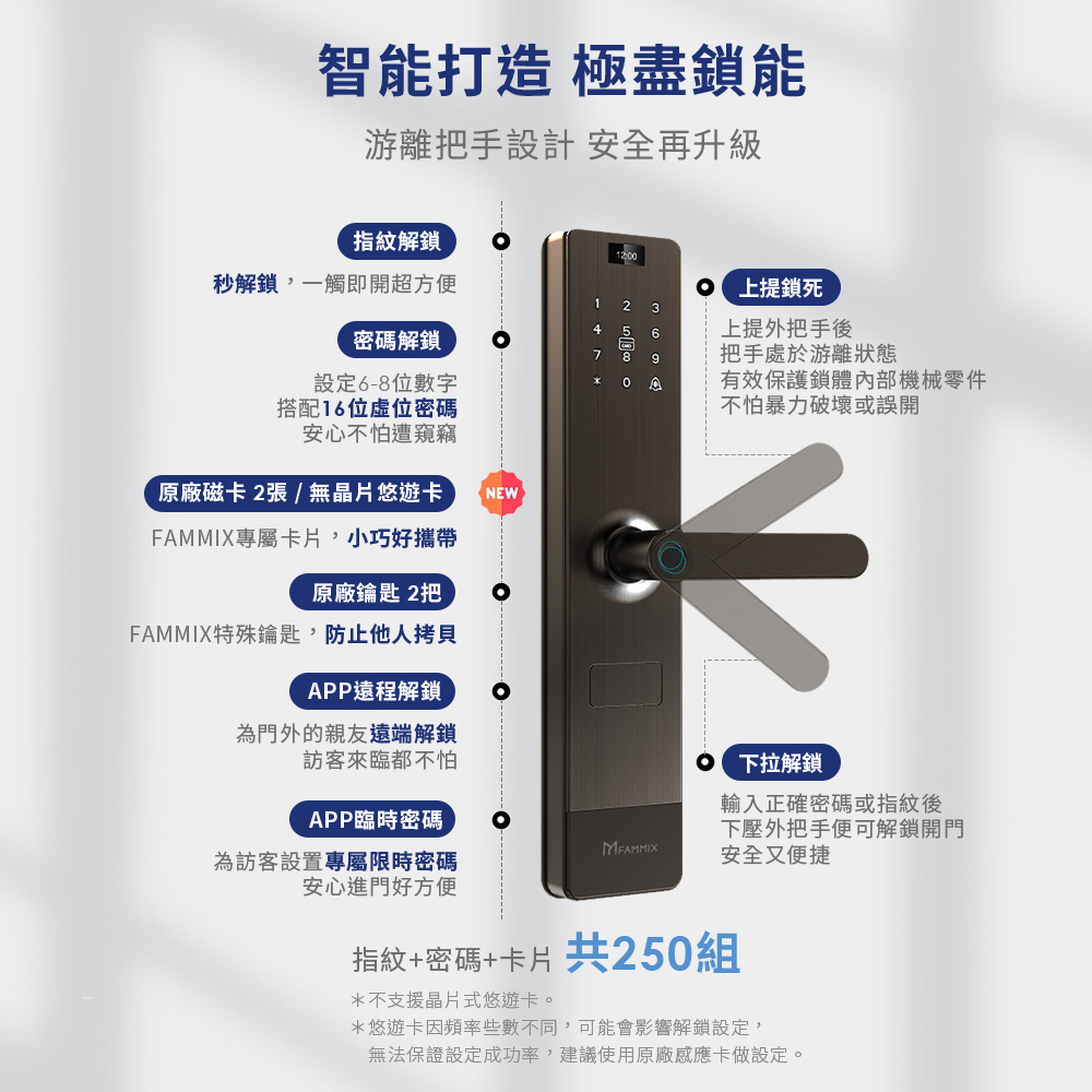 FAMMIX,菲米斯,智慧門鎖,智能門鎖,aiot智慧聯網,homekit,陳漢典,郭彥均,指紋開鎖,app遠端開鎖,電子鎖推薦,台灣品牌FAMMIX,台灣電子鎖,電子鎖遠端開鎖,電子鎖安全常見問題,電子鎖沒電緊急供電,大門電子鎖,到府安裝電子鎖,原廠保固電子鎖