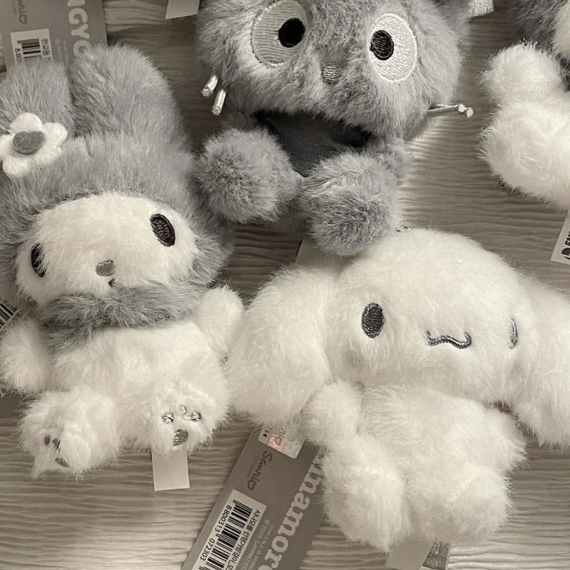 < 🇰🇷預購>三麗鷗 灰色系列 純色吊飾玩偶