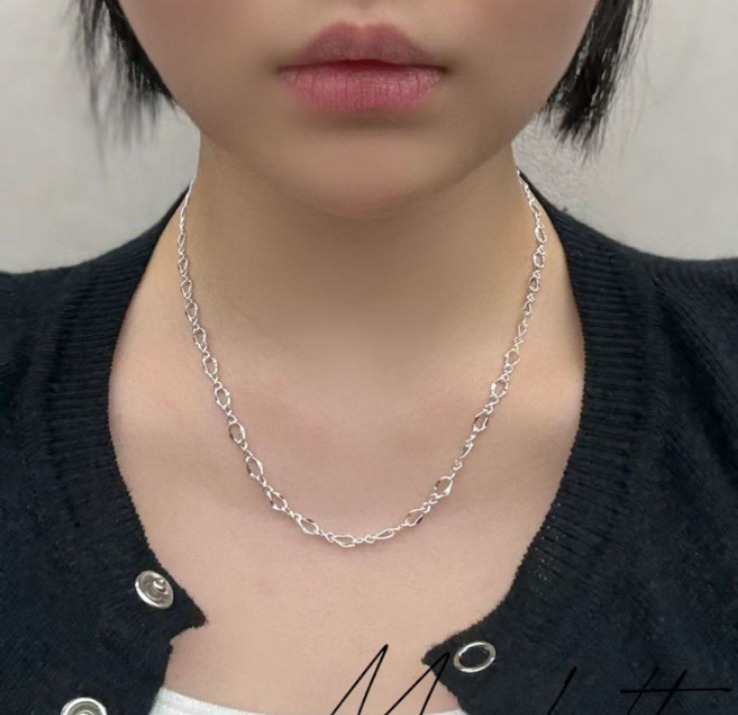 (5091) 925純銀圈圈頸鏈