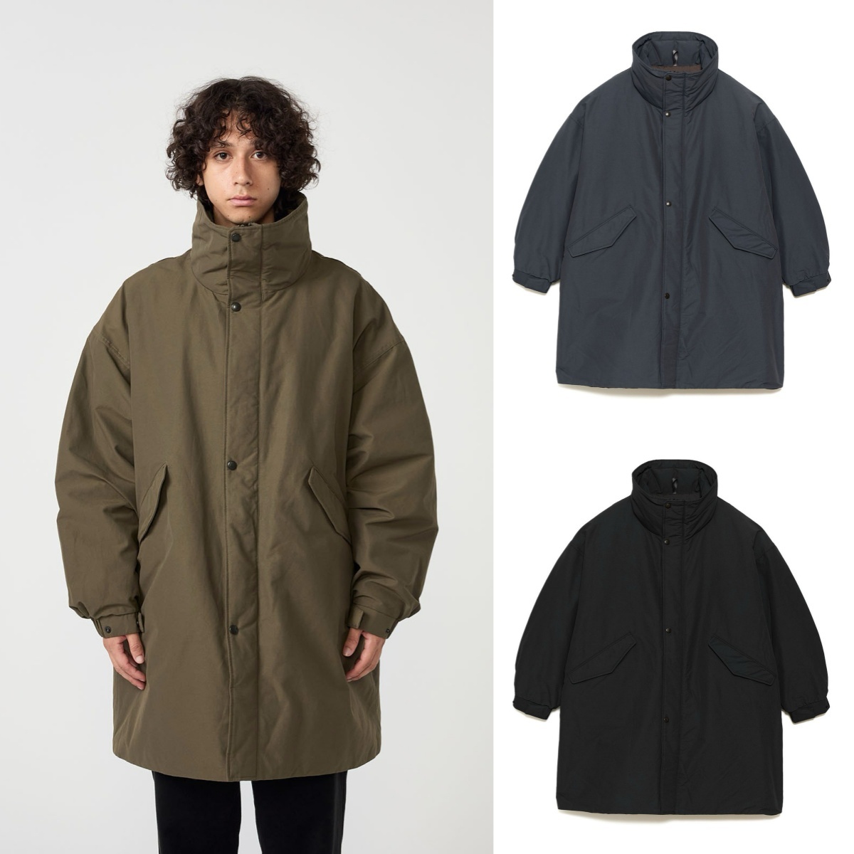 預購┃日本 TNF 紫標 Double Peak Field Down Coat 防潑水 光電子 羽絨 長版 外套