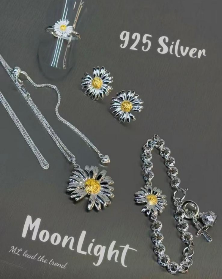 (5096) 925純銀GD花 【4選1】