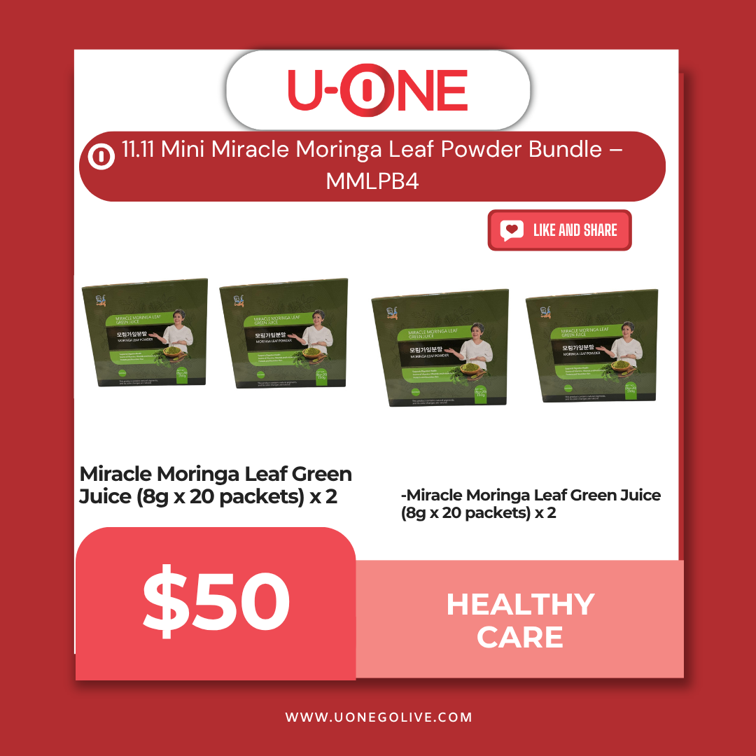 11.11 Mini Miracle Moringa Leaf Powder Bundle – MMLPB4
