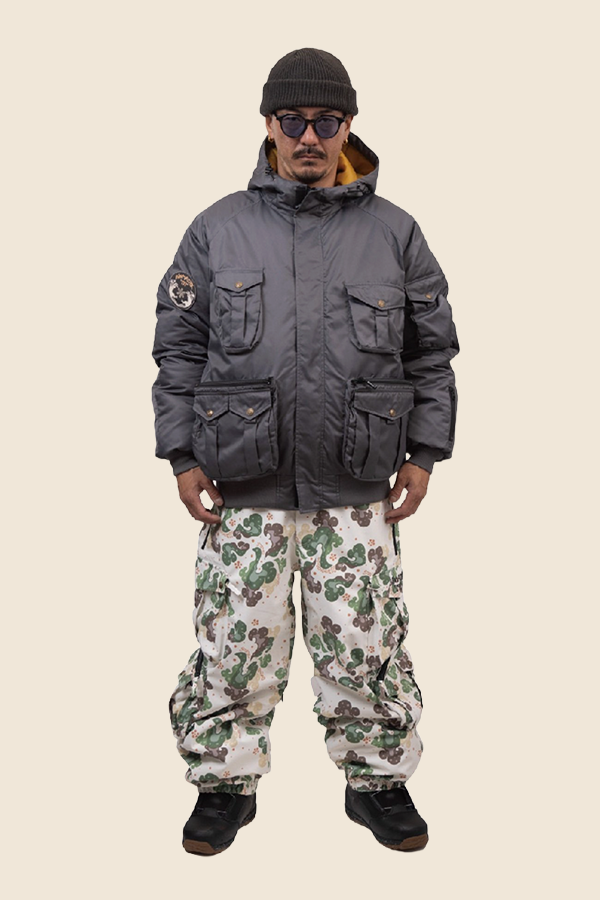 NOMADIK -777RAY 滑雪外套-灰