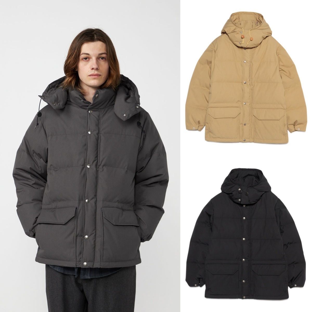 預購┃日本 TNF 紫標 65/35 Sierra Parka 防潑水 羽絨 連帽 風衣 外套