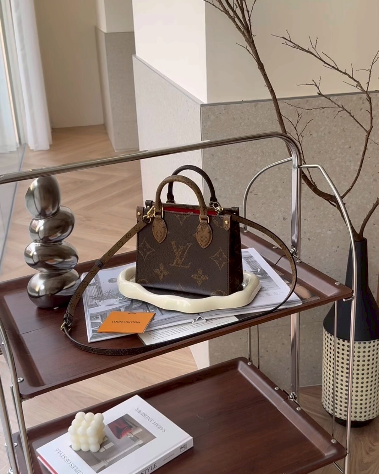 LV｜ONTHEGO BB 拼色棕色老花 M46839