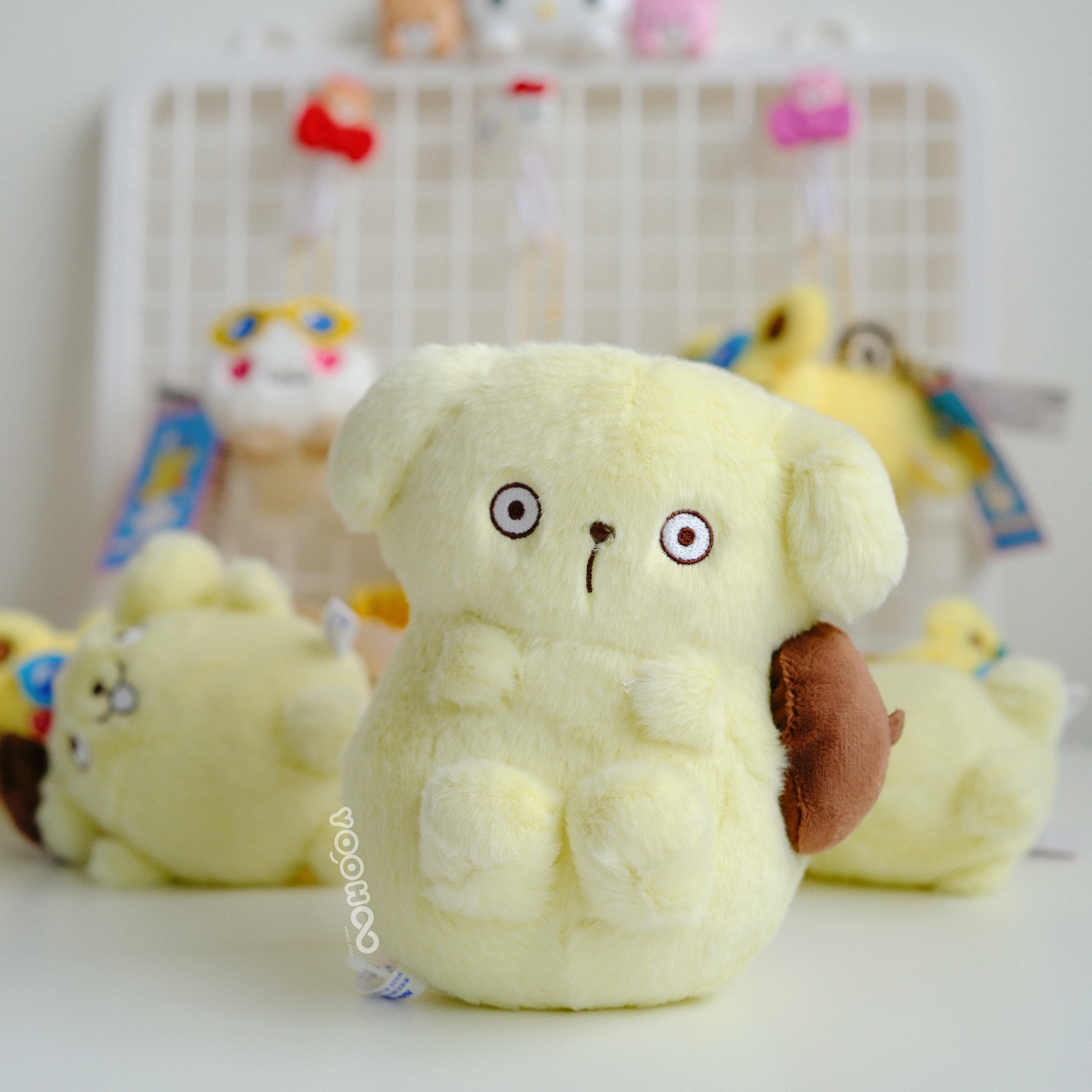 現貨┃日本 限定款 SANRIO 憨憨臉 驚嚇 布丁狗 司康 貝果 馬芬 娃娃 吊飾