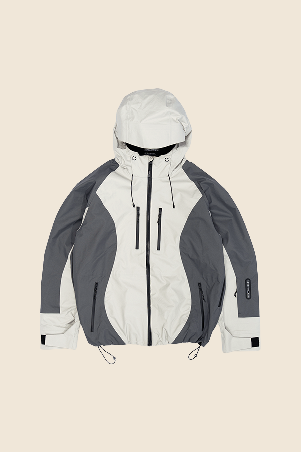 NOMADIK -GLITCH 滑雪外套-灰