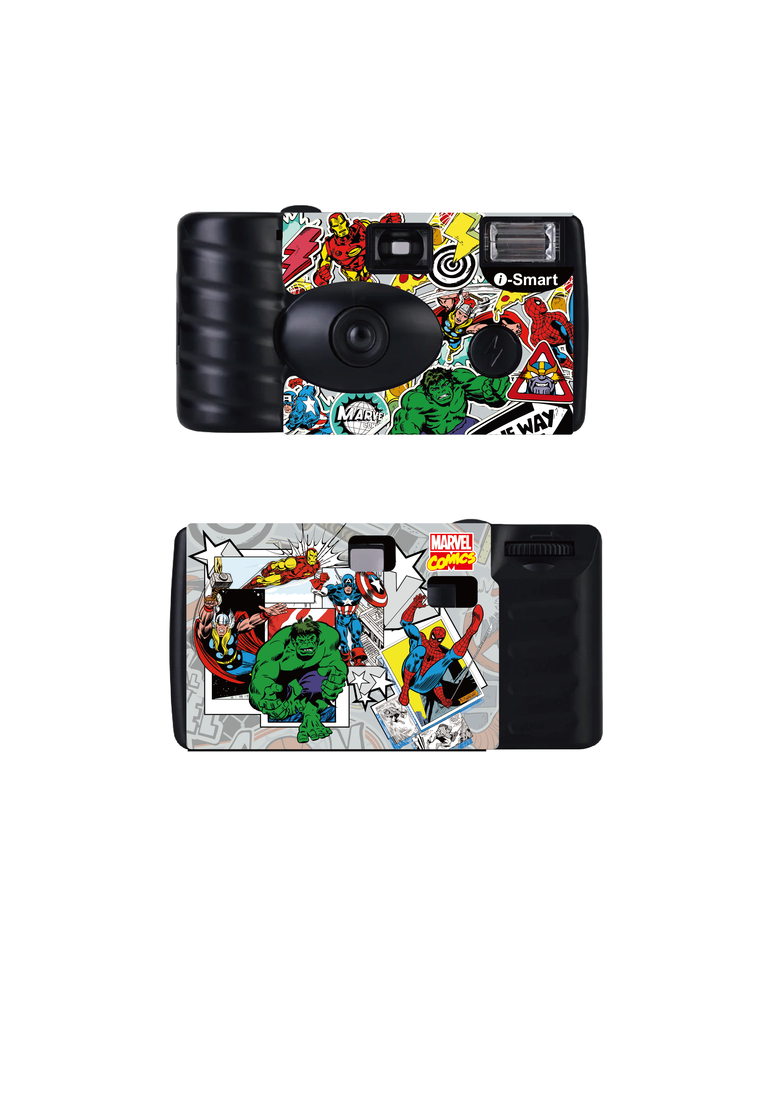i-Smart Disposable Camera（Marvel）-Manga Style