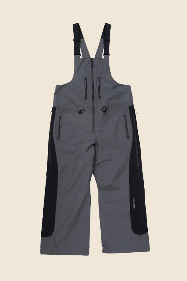 NOMADIK -GLITCH 滑雪連身褲-灰黑