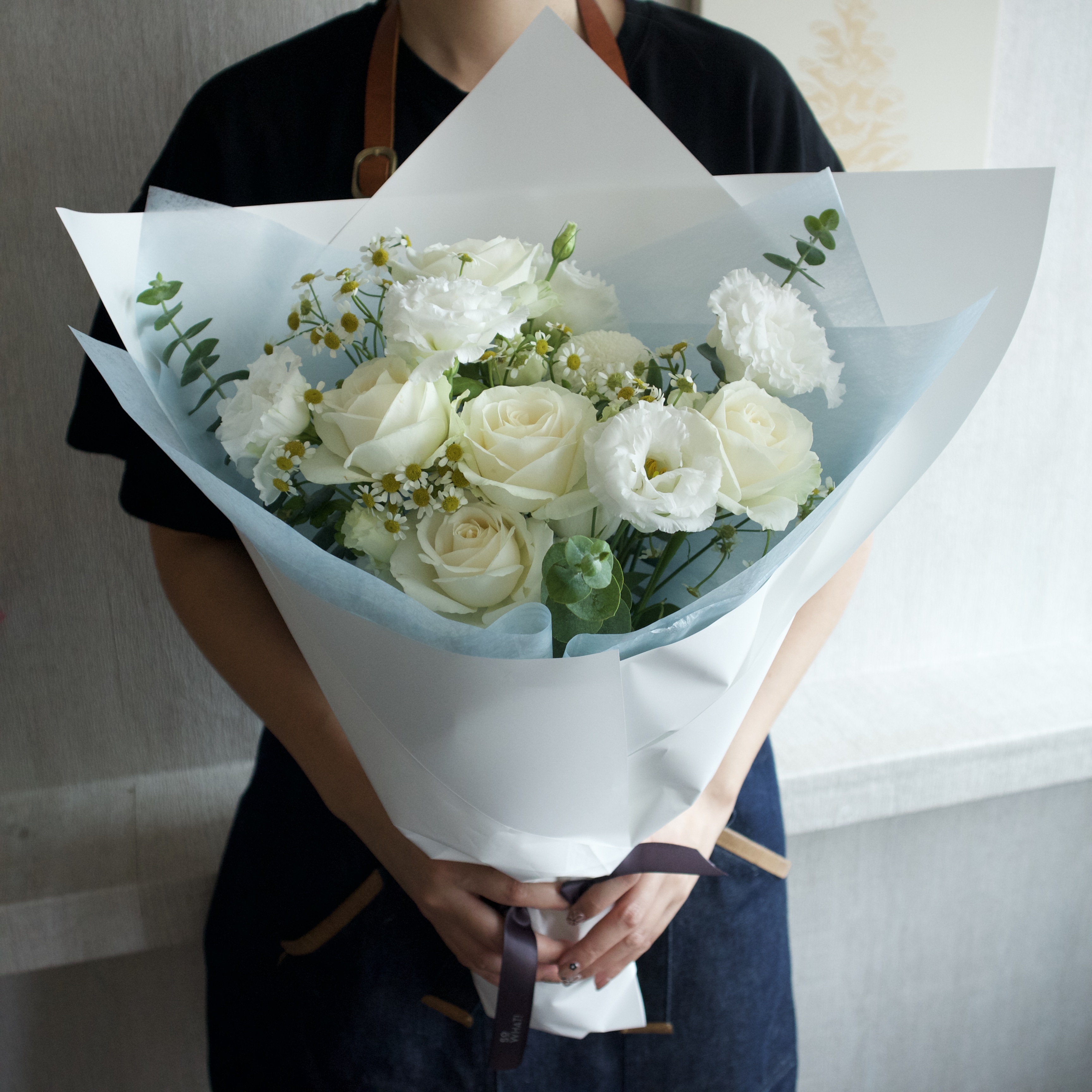水｜白色系小花束