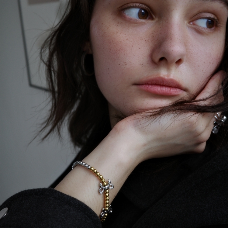 OUS Chrome Crush Bracelet 蝴蝶結手鍊