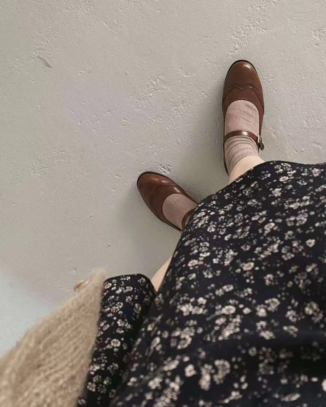 ASK 1822 經典感性的瑪麗珍尖頭豆豆鞋