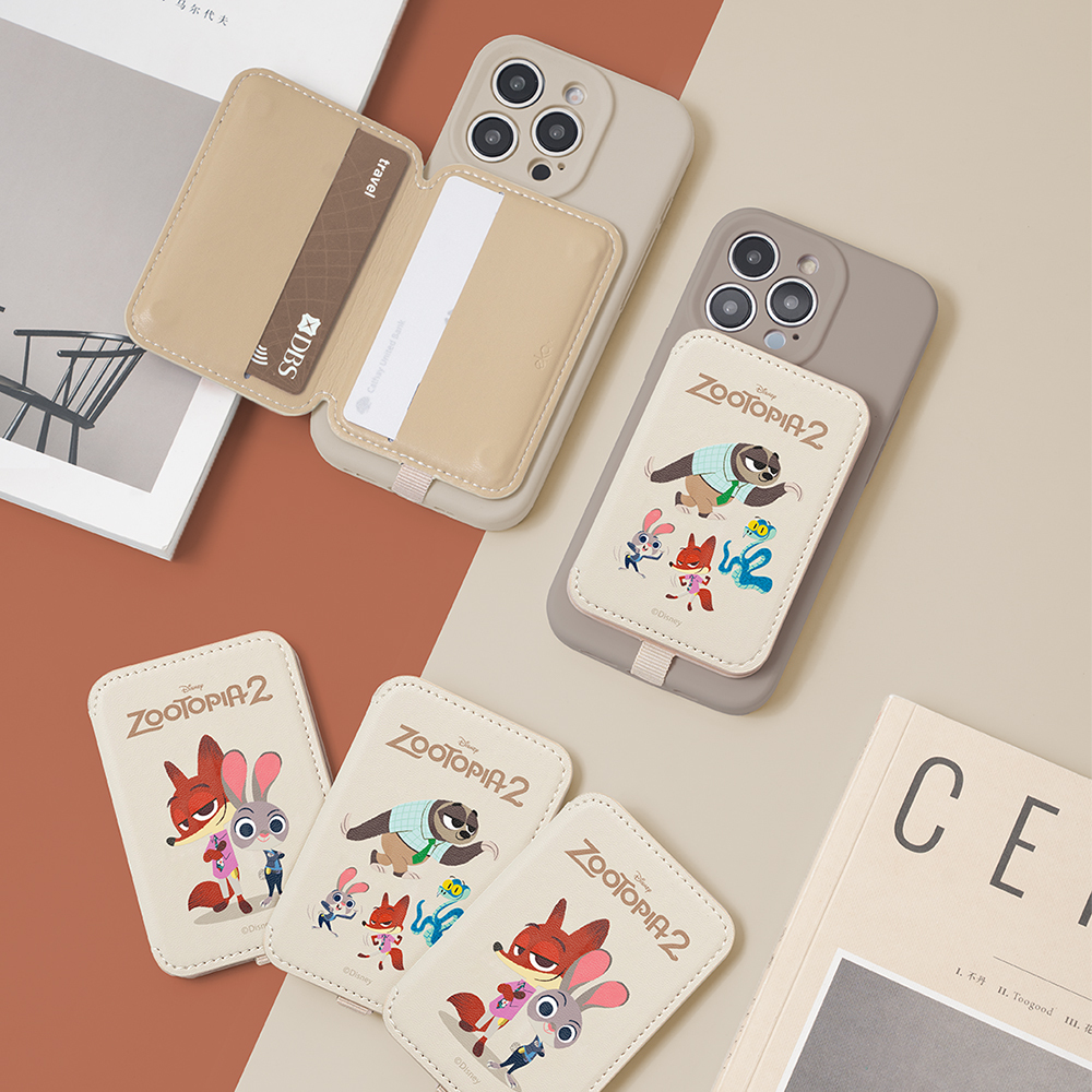 Disney 動物方城市2-磁吸防丟手機卡夾【正版授權】