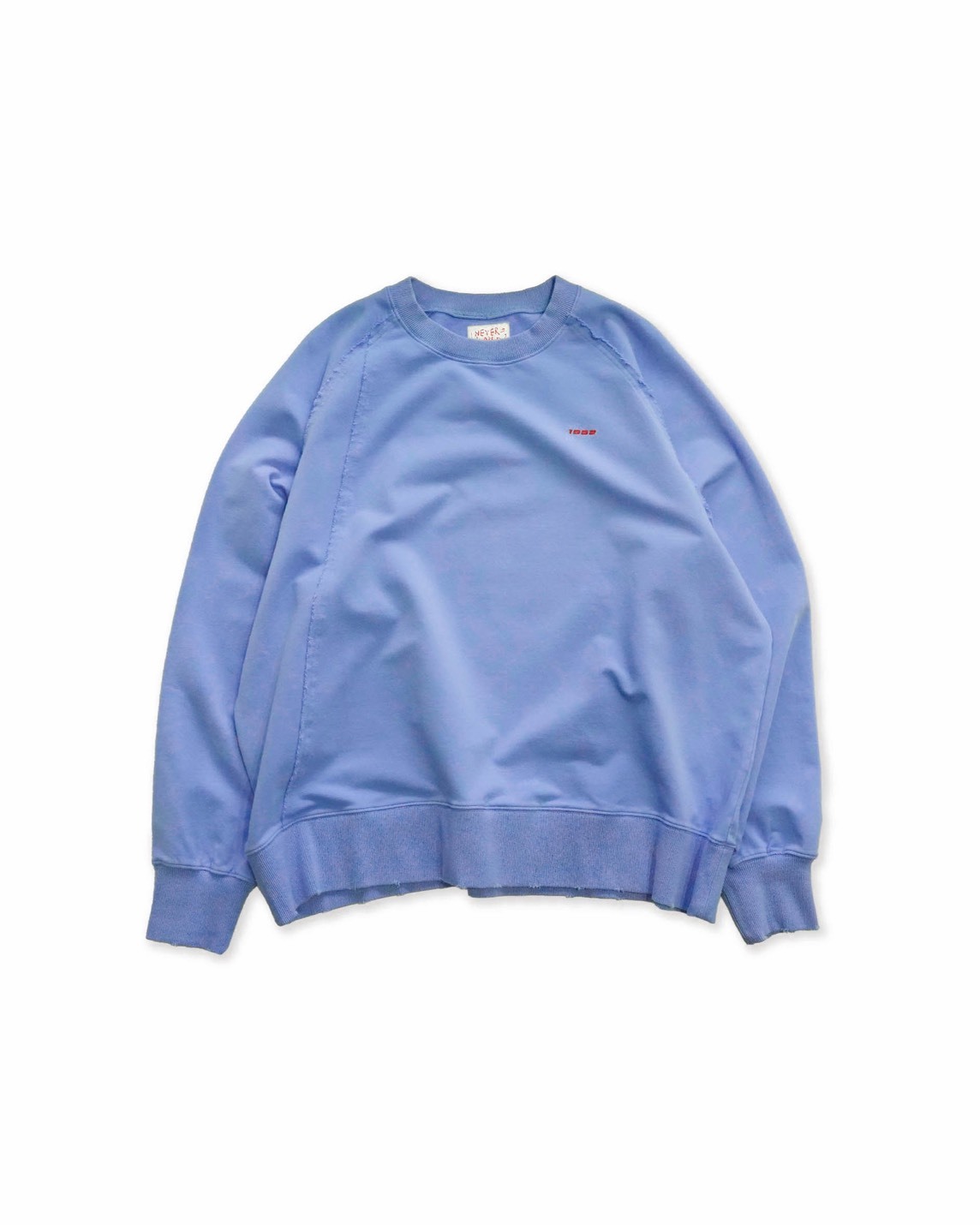 Neverland｜Rivet Aging Sweatshirt (Baby blue)