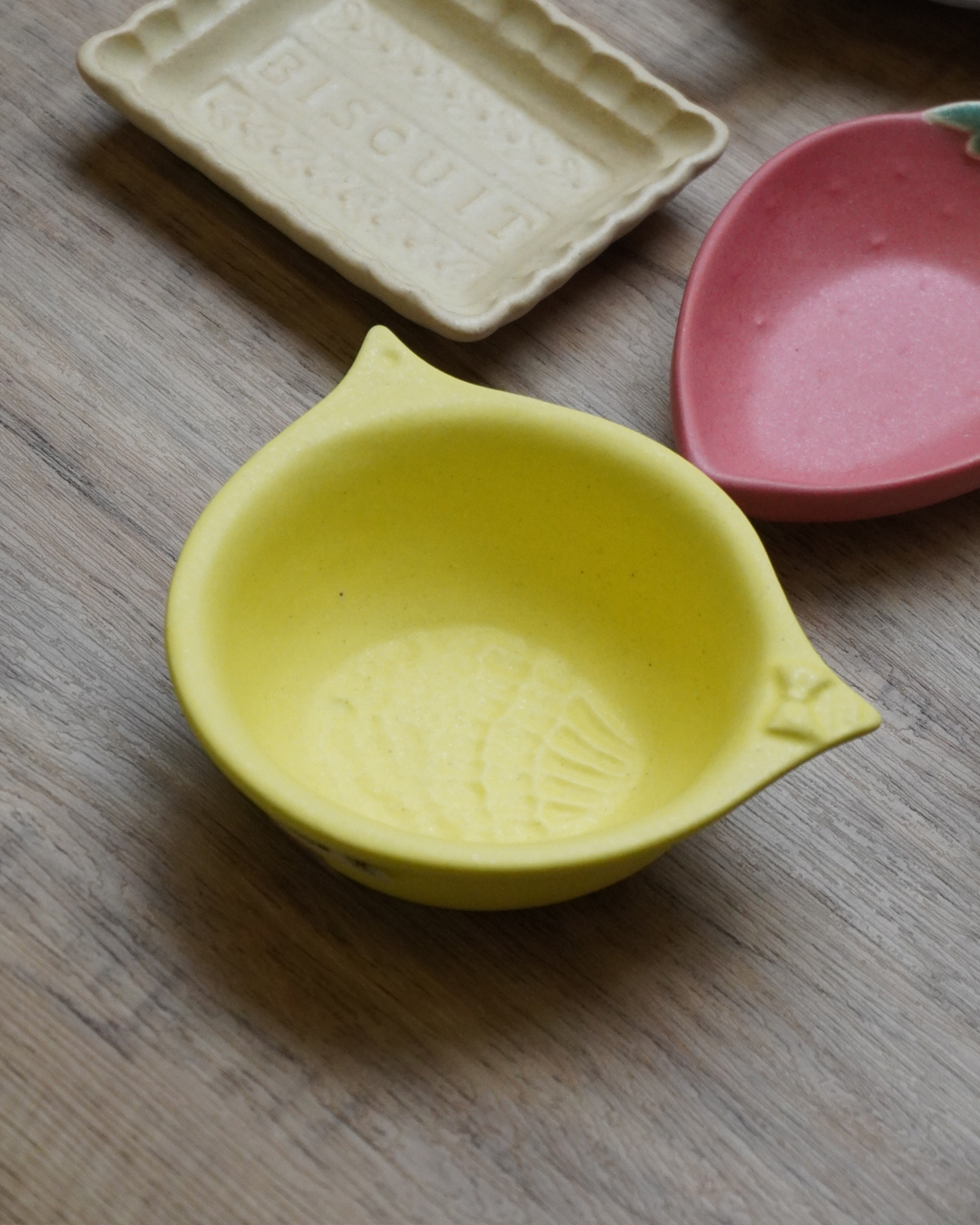 Bird Small Bowl Yellow｜Mashiko ware