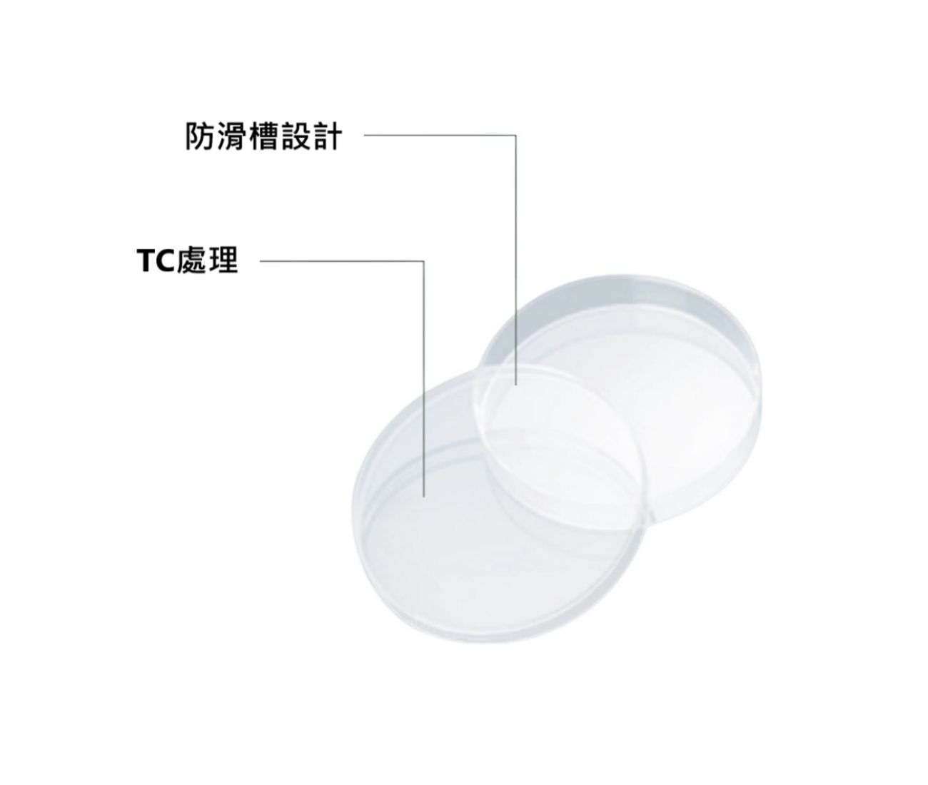 TC培養皿 防滑槽