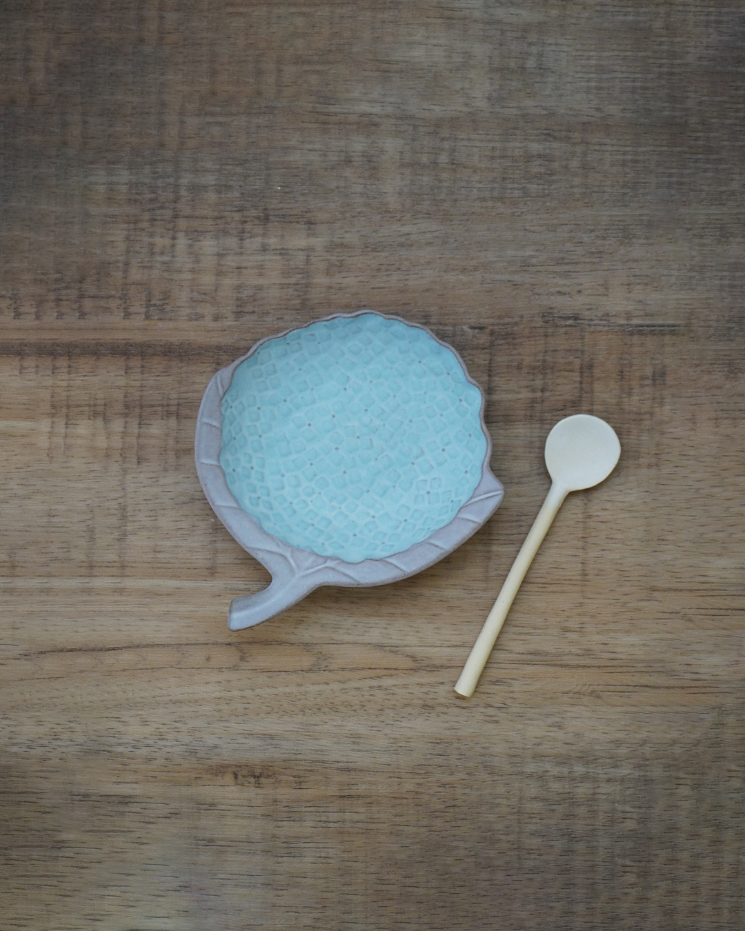 繡球花小碟｜益子燒