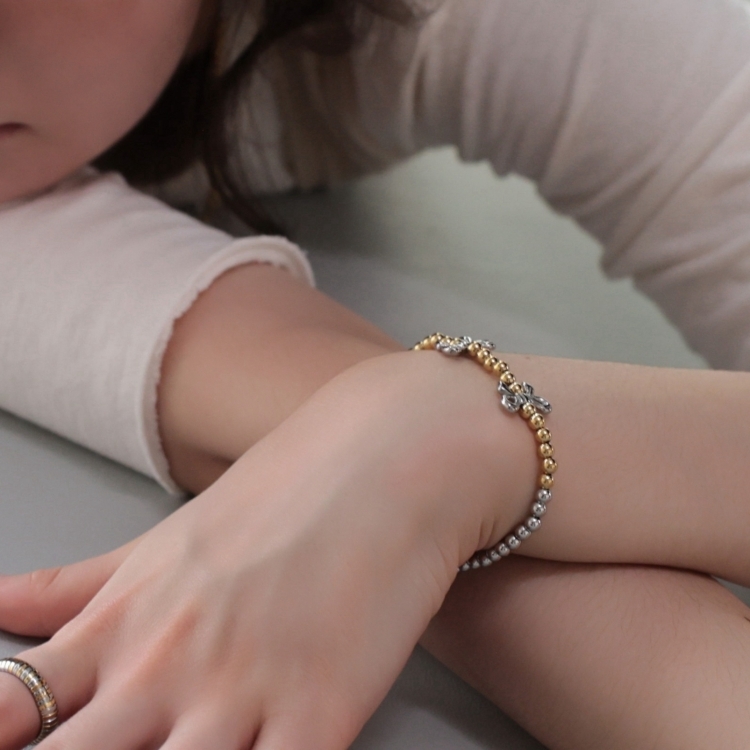 OUS Chrome Crush Bracelet 蝴蝶結手鍊