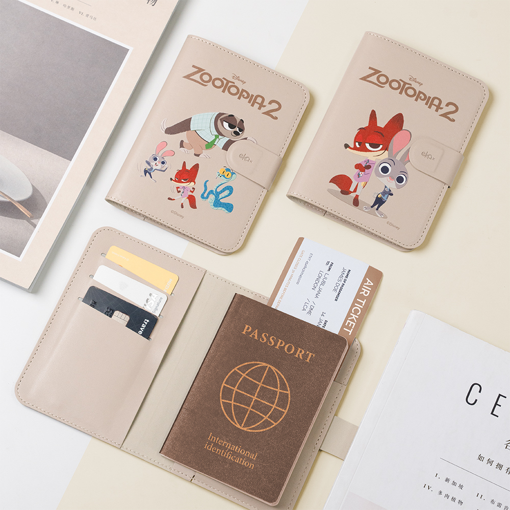 Disney 動物方城市2-輕巧皮革護照套【正版授權】
