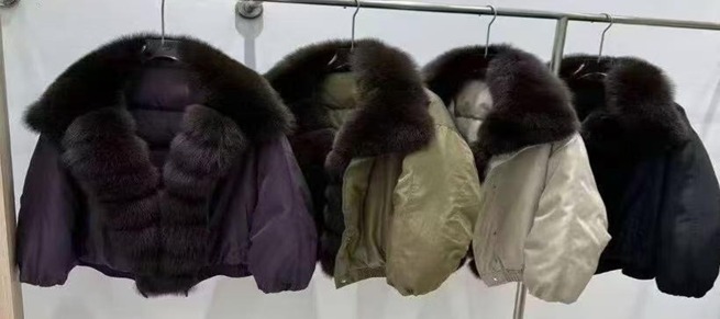 (5129) 毛領羽絨外套