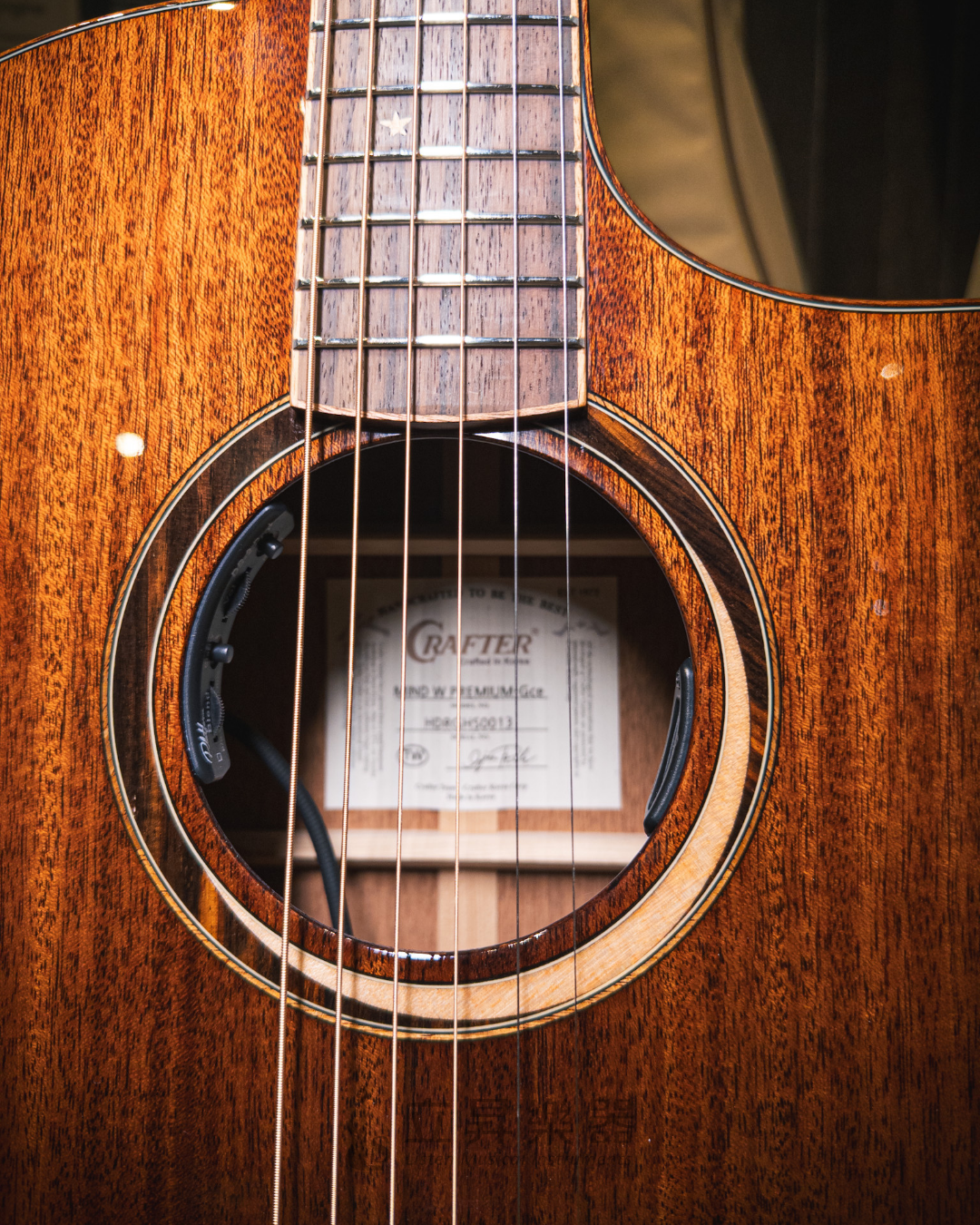 Crafter MIND W PREMIUM-Gce 非洲桃花心木 面背單 古典琴頭 亮面 木吉他 附原廠卡其色厚袋 第 5 張圖片｜三峽吉他 / Bass