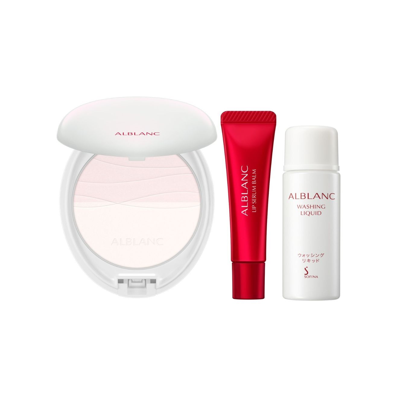 SOFINA 潤白修護透亮素肌蜜粉護唇套裝