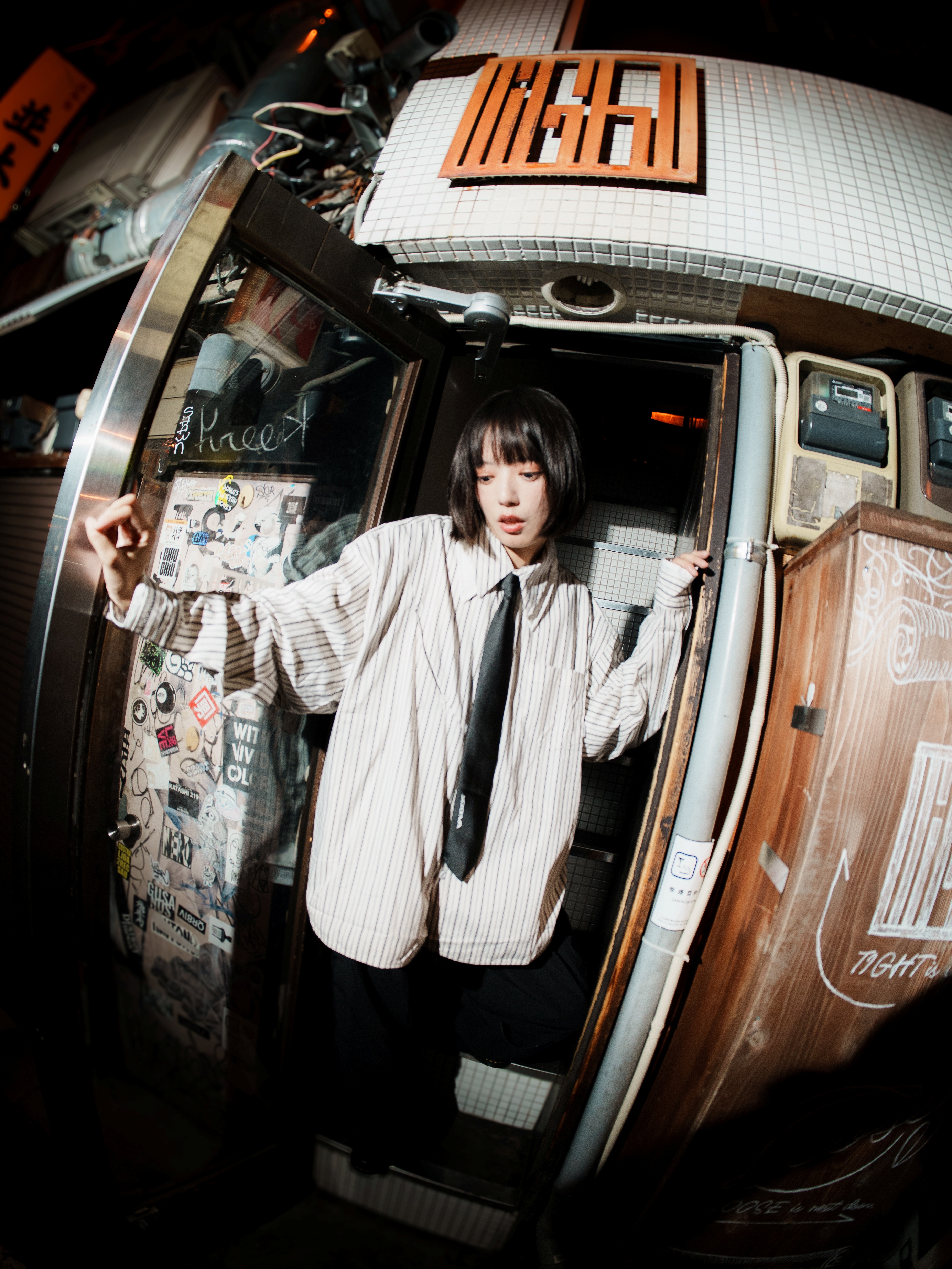 SATIVA 2025 A/W “Ceremonial” Pockets Shirt 拼接 長袖 襯衫 兩色