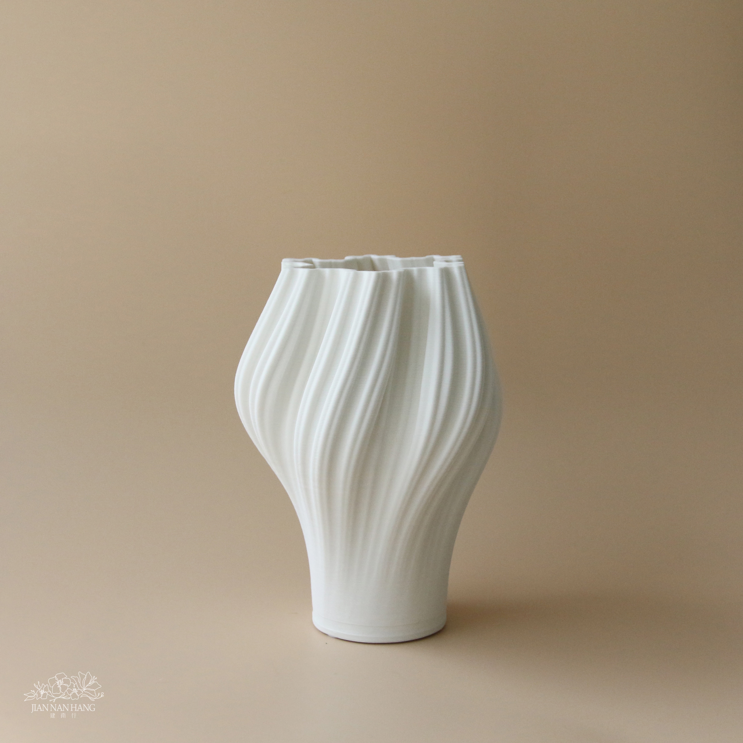 陶瓷花器 3D列印-花語之心 2尺寸