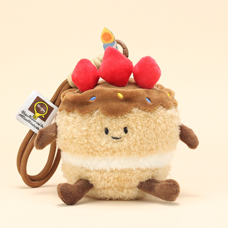 《6370》可愛笑臉蛋糕甜點鑰匙圈吊飾